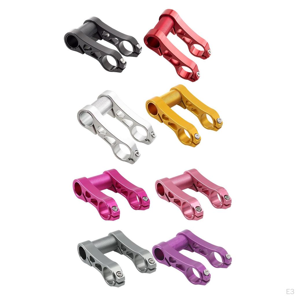 Prodlužovač řídítek, Prodloužení s dvojitou montážní objímkou, Nástavec na představec