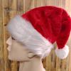 Chapeau de père noël avec pompon en peluche doux et pelucheux, réutilisable, pour adultes et enfants, pour toute la famille, festif, rouge et blanc, accessoire de Costume de fête