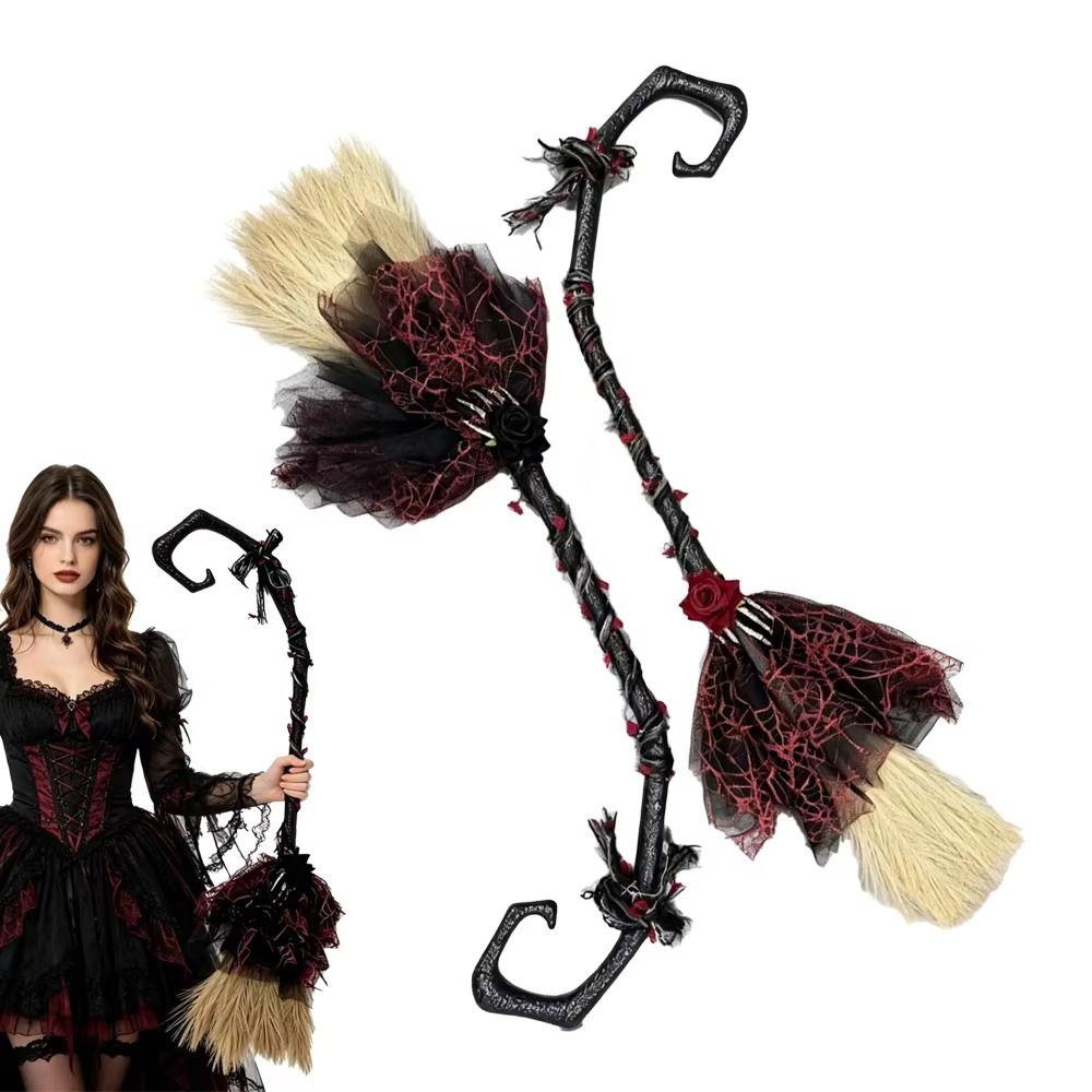 Black Tulle Cosplay Props Gothic Style Witch Hat Princess Magic Wand  Home Decor