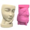 Girl Succulent Plant Pots Silicone Mold Jewelry Storage Boxes Resin Mold DIY
