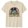 Bloom Rainbow Vintage Floral Graphic T-Shirt Retro Style Blossom Tee