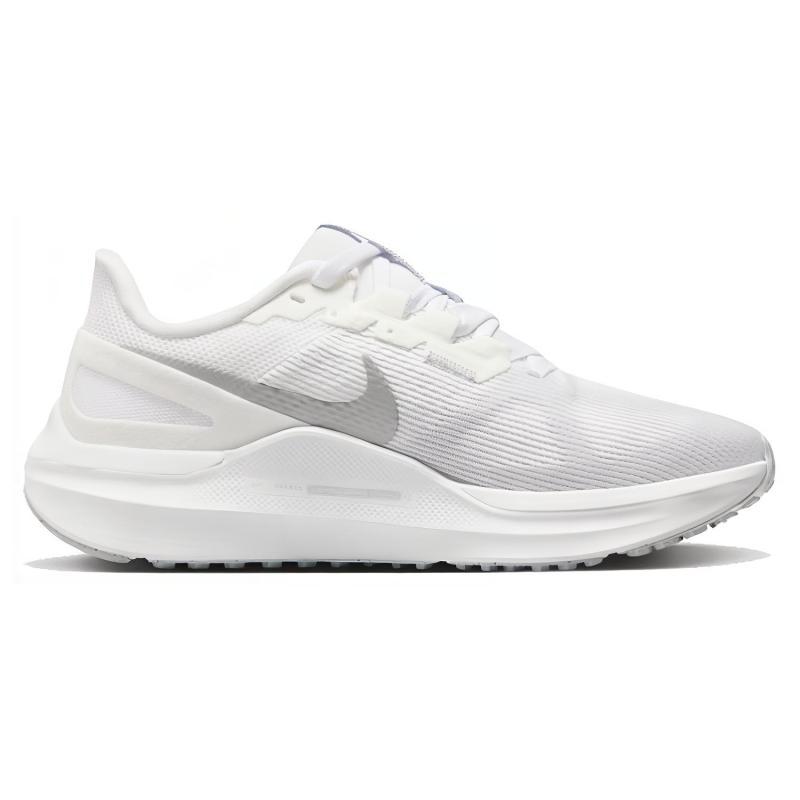 Nike Zoom Structure 25 White Metallic Silver Women's Sneakers Casual DJ7884-101
