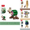 Italiana Brainrot Tungtungsahur Abstract Building Blocks Kids Toy For Creative Play