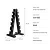 Six-Tier Dumbbell and Barbell Storage Rack