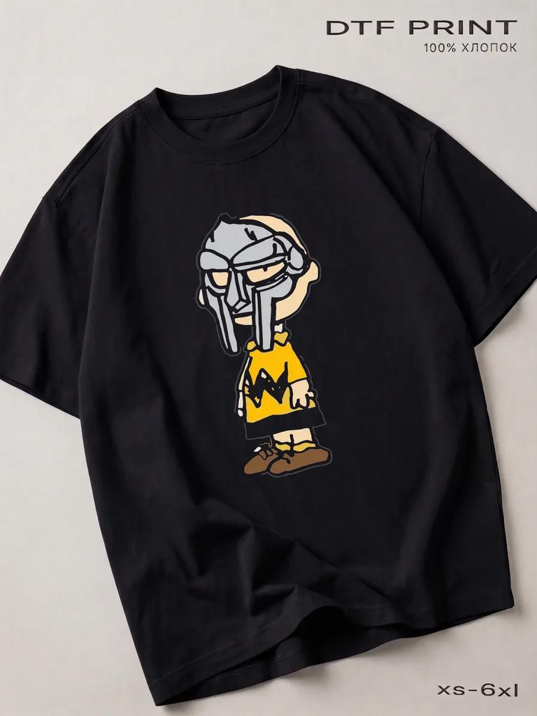 Black T-shirt Mf Doom (Mf Doom) Back in