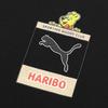 Puma x HARIBO Gummy Bears Cartoon Logo Print Pocket Crew Neck T-Shirt Men Tops Black 532763-01
