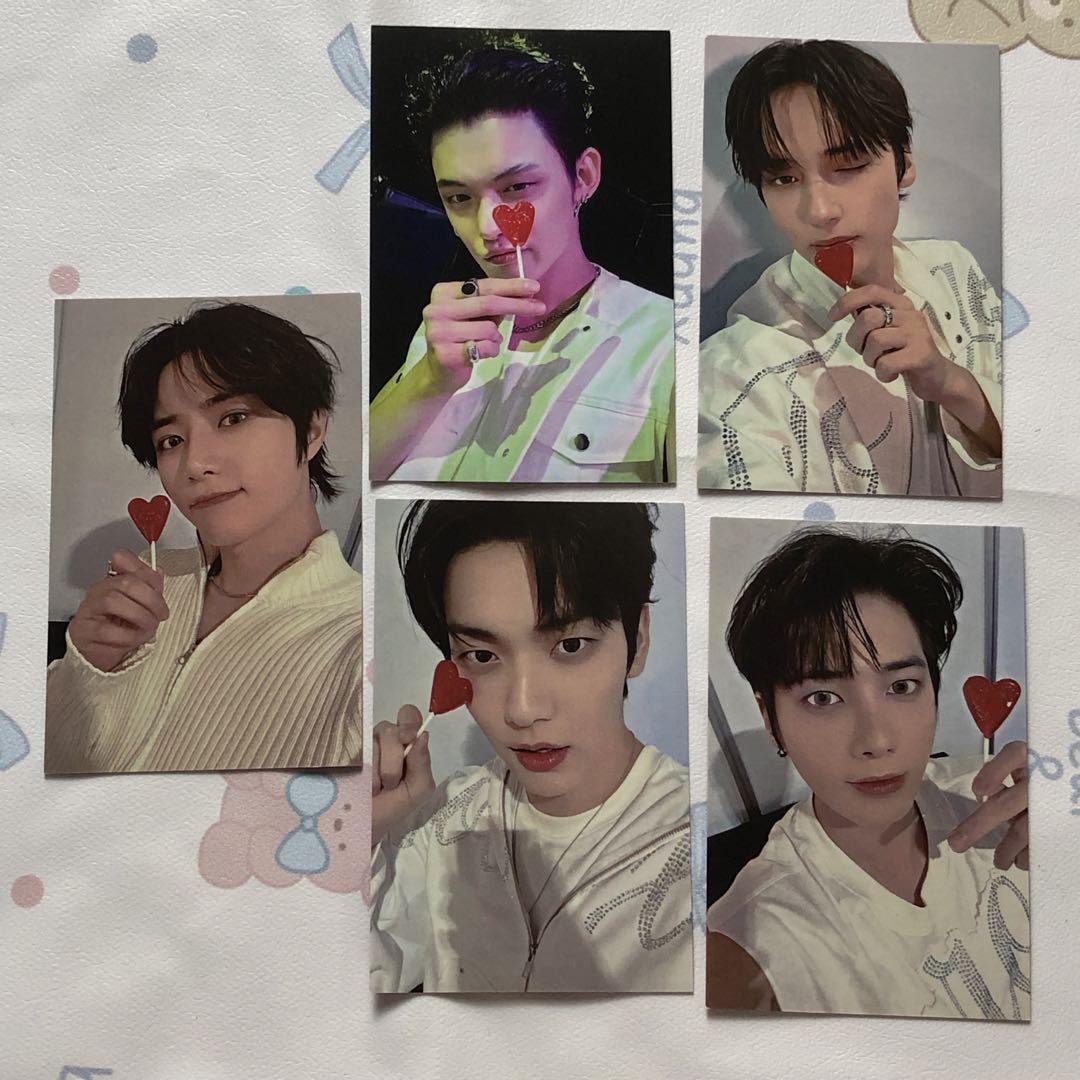 

[USED] TXT Love Language Sanok Trading Cards, Korean, Set of 5