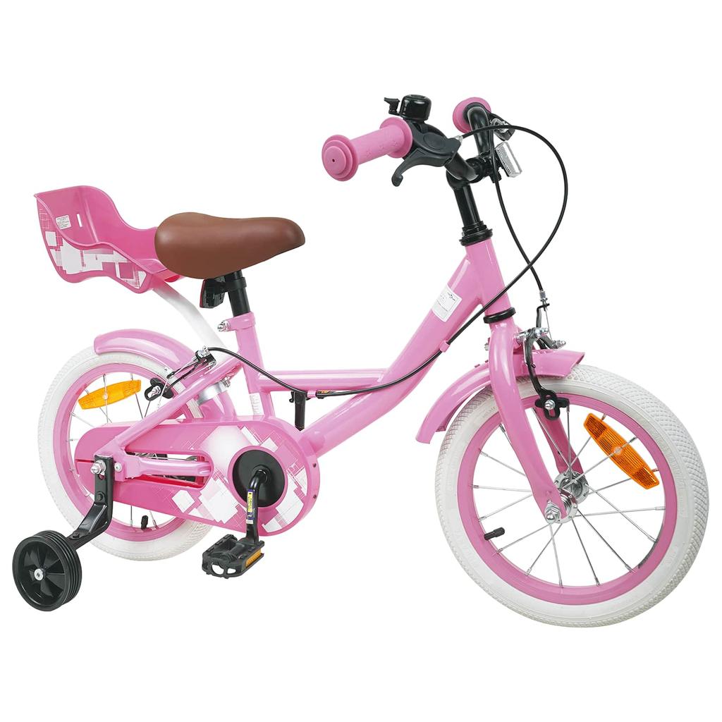 Kinderfahrrad 16 Zoll für Alter 4 6 Hellrosa