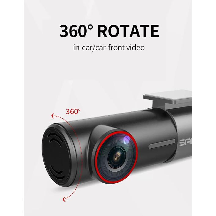 Sameuo Dash cam Hidden camera Car DVR Auto Video Recorder dashcam night vision 24H ParkingWifi APP Car Camera Black Box
