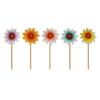 5Pcs Fake Flower Insert Weather-Resistant Resin Artificial Flower Stress-Relief Indoor Outdoor Home Garden Ornament