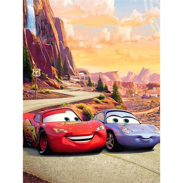 

Алмазная живопись своими руками Машины Полная выкладка квадратными/круглыми стразами Молния Маккуин Вышивка крестом Мультяшная мозаика Настенный ар Round 20x30cm