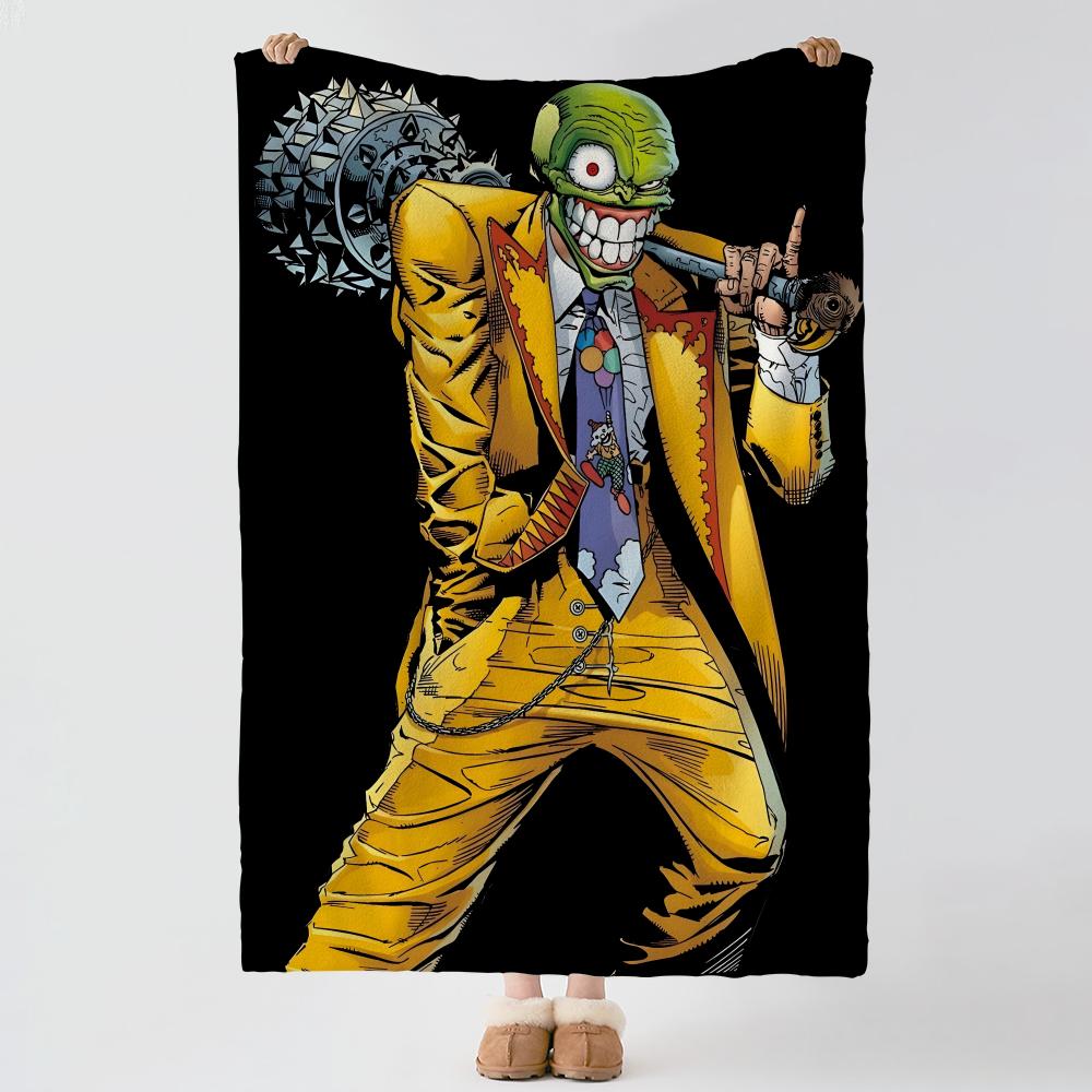 movie T-The Mask-k Throw Thick Comfort Flannel Quilt, Multi-scene Use Indoor Outdoor Daily Nap