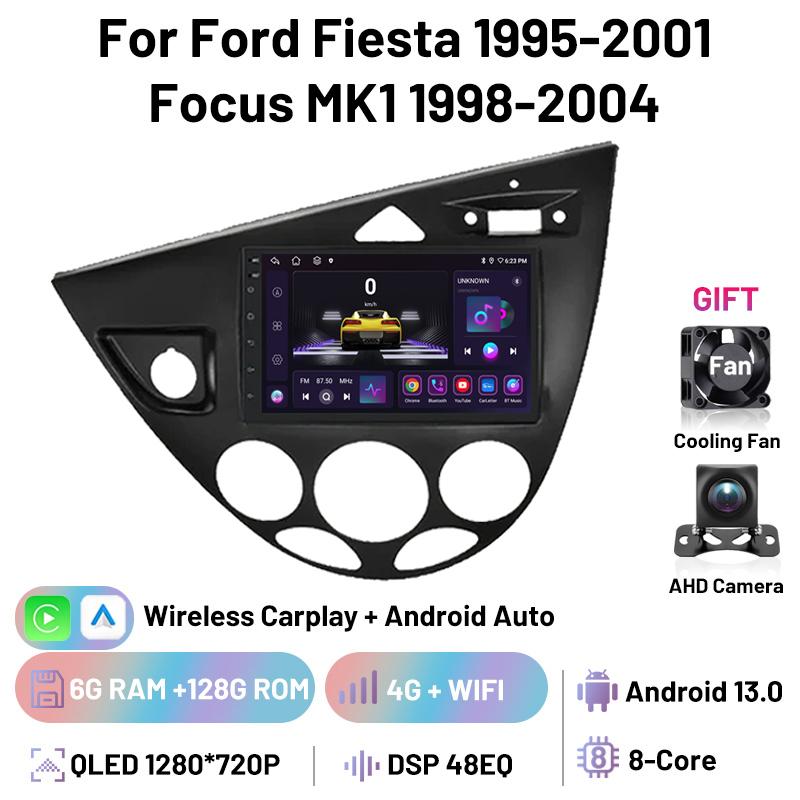 Car Radio 7inch Autoradio for Ford Fiesta 1995-2001 Focus MK1 1998-2004 Multimedia Video Car Radio Player DSP Carplay Android