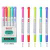 5Pcs/set Double Headed Highlighter Pen Marker Pen Children's Drawing Pen Stationery Supplies Light Color Marker Pen