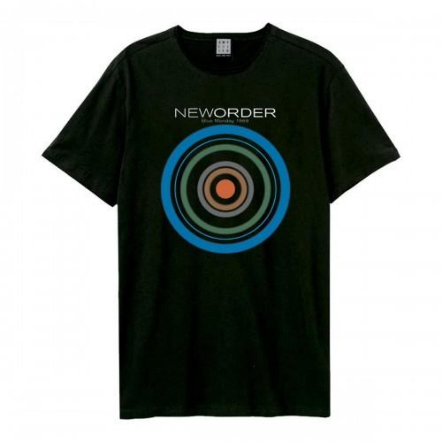 Amplified Unisex Adult Blue Monday New Order T-Shirt S разноцветный