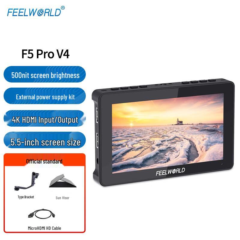 

Richwide F5 Pro V4 6-inch Touch Monitor for DSLR/Mirrorless Cameras