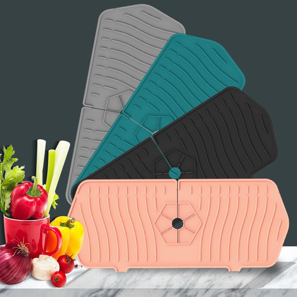 Covoraș pentru robinet pentru chiuvetă din silicon Covoraș pentru robinet covoraș anti-stropire Covoraș pentru drenaj pentru robinet Covoraș pentru robinet pentru baie de bucătărie Covoraș cu filtru de apă