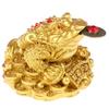 Gifts Golden Bring Luck Wealth Toad Statue Chinese Golden Frog Desktop Decoration Feng Shui Toad