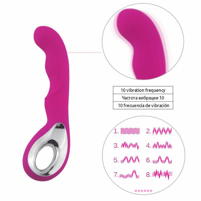 Jucărie fantastică Vibrator de masaj pentru doamne Stick de masaj Masturbare feminină Vagin păsărică Stimulator punct G Jucării sexuale Produse pentru adulți
