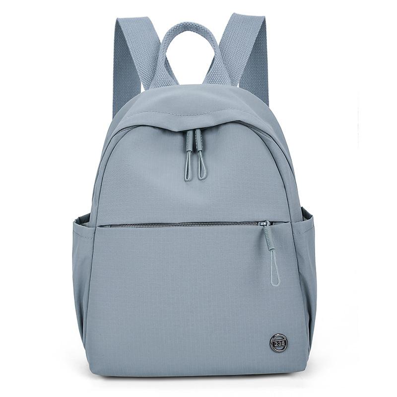 Schoolbag Student Casual Backpack 1011 New Fashion Versatile Travel Small Backpack Women's Large Capacity Nylon Work Bag