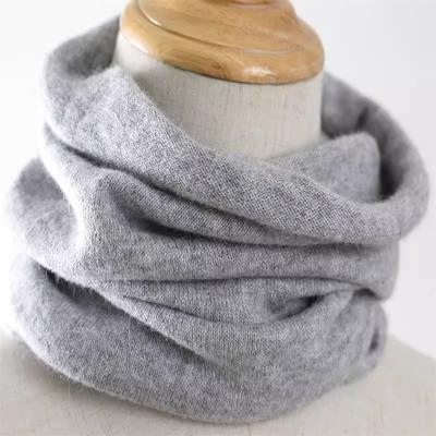 Autumn and Winter Velvet Scarf, Women's Cold Protection and Warmth, Lazy Neck Cover, Young People's Knitted Pullover Scarf, Cervical Spine Protection