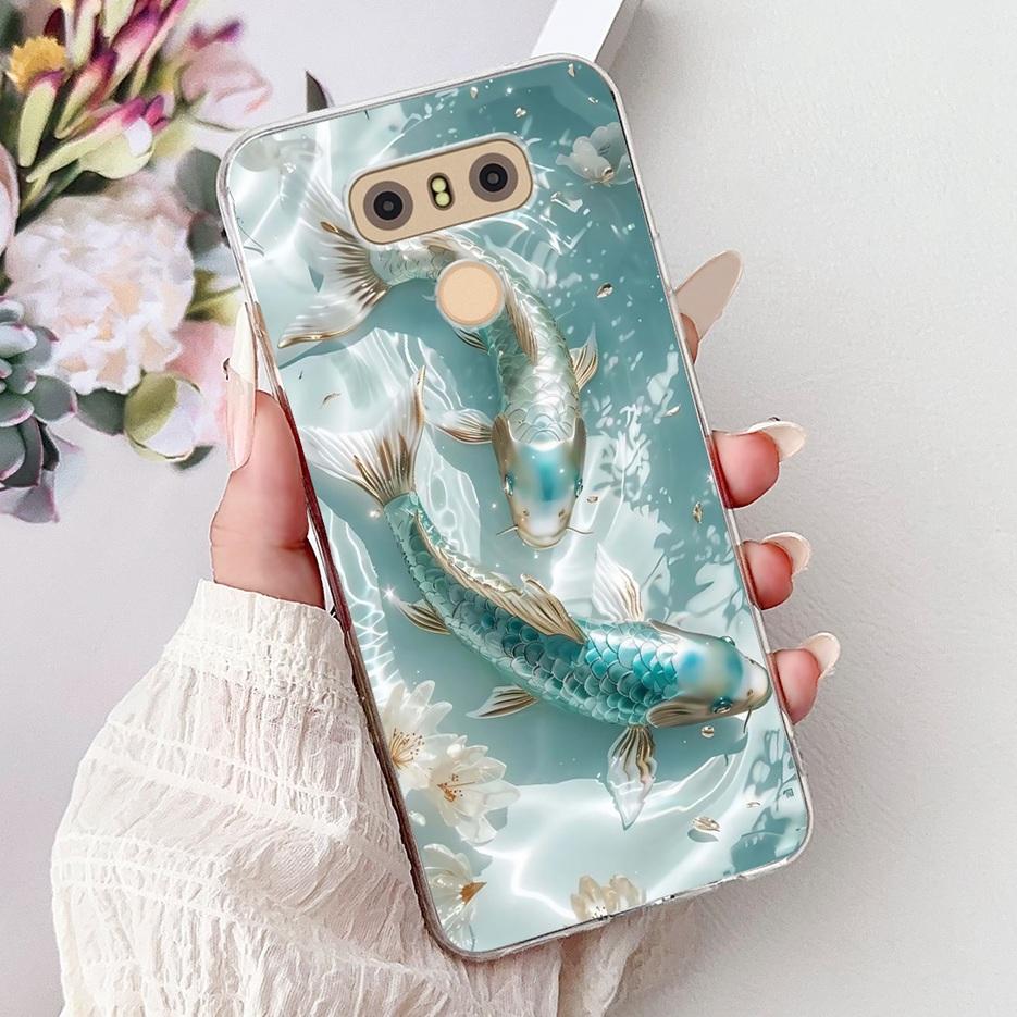 For LG G6 Case LG G6+ H870 H871 H872 H873 H870K Luxury Fashion Painted Cover 5.7'' Soft Silicone Case For LG G6 Plus LGG6 Fundas