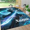 Custom Name Ghostly Urban Legends Carpet Rug Customizable Soft Washable Anti-Slip Home Living Room Sofa Mats Personalized Rug. 0909129