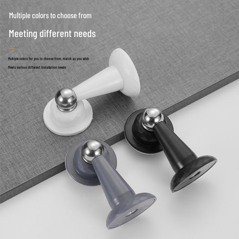 No-Drill Magnetic Door Stopper: Strong Bathroom & RV Anti-Collision Door Holder & Bumper