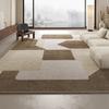 VIKAMA Luxuriöser Einfacher Geometrischer Schlingenteppich Wohnzimmer Schlafzimmer Sofa Couchtisch Rutschfeste Große Bodentür Matte Heimdekoration