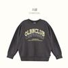 Olivan Lattering Logo Sweatshirt Anthrazit