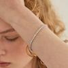 [Same-day Shipping]_Silver 925 Full Bezel Tennis Bracelet #LSB26