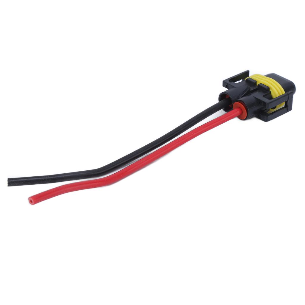 H11 H8 Headlight Connector Bulb Socket Wire Harness Connectors for Headlight Fog Light 12V 24V