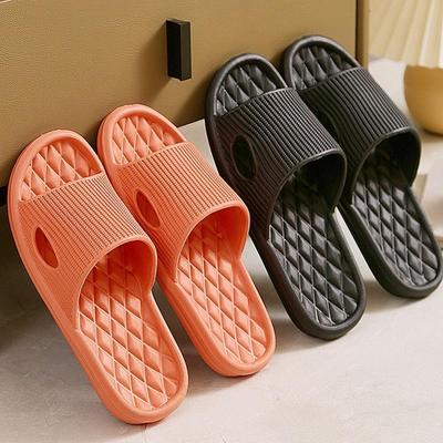 Non-Slip Slippers Men Women Indoor Home Eva Slides Bathroom Waterproof Shoes Deodorant Soft Bottom Outer Wear Sandals Flip Flops