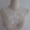 White I Milk Silk Embroidery Hollow Bead Collar Sewing Lace Decoration With Clothing Collar Accessories