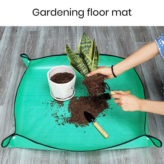 Indoor Plant Repotting Mat for Transplanting & Potting Soil Mess Control Portable Potting Tray Succulent Plant Mat Indoor Gardening Tools