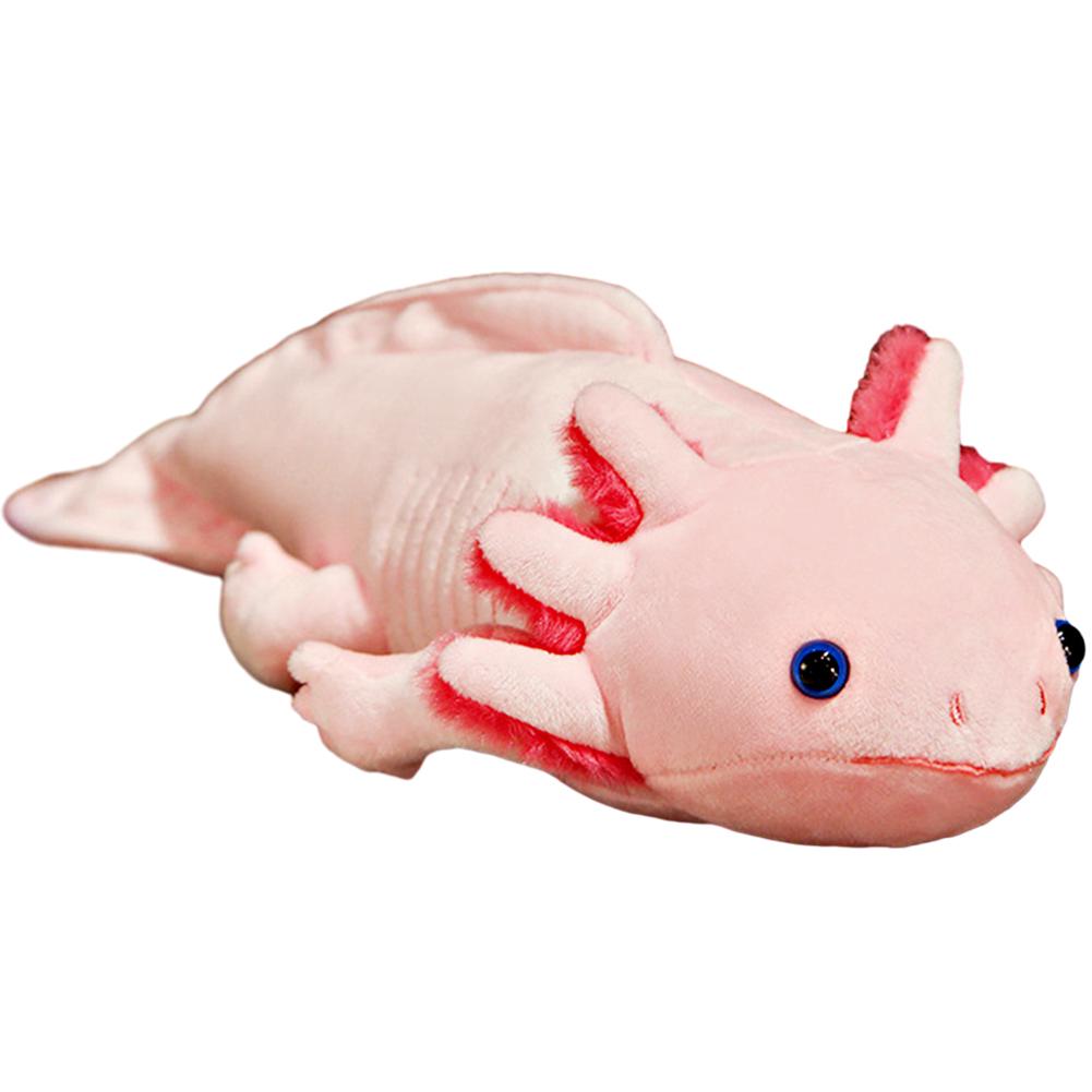 45cm Kawaii Mexicanum Axolotl Animal Dolls Soft Stuffed Plush Animal Toys Cute Axolotl Stuffed Plush Toy Long Pillow Cushion