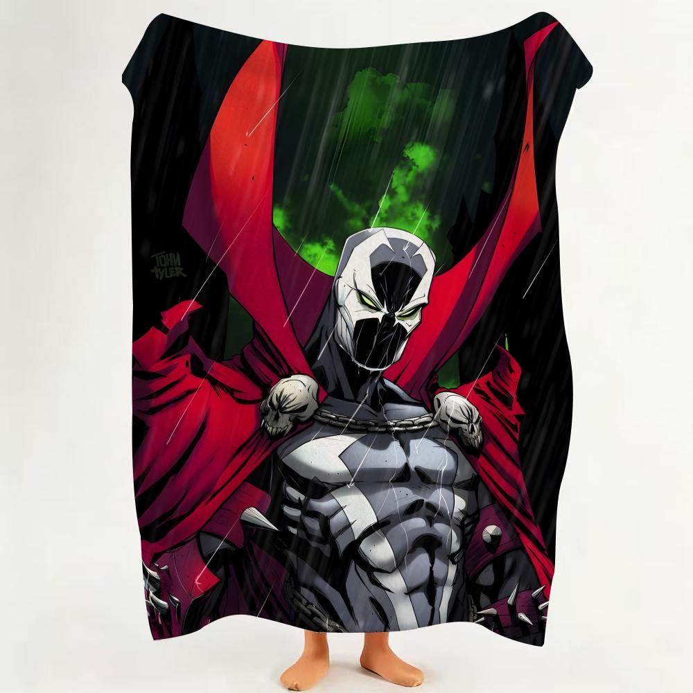 Comic S Spawn Throw Flannel Throw Blanket Suitable for Sofa,Living Room,Bedroom