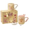 Love Bear Ceramic Cup with Lid Spoon Mug Wedding Gift Water Cup Couple Cup High End Niche