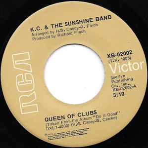 

7inch Record KC & THE SUNSHINE BAND - Queen Of Clubs XB02002 RCA Victor 1976 Canada Soul/Funk Used