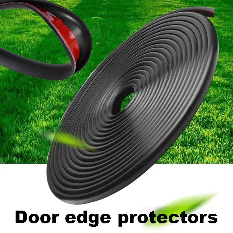 5M Car Styling Side Door Styling Line Adhesive Scratch Protectant Transparent Door Edge Rubber Anti-Scratch Protection Strip