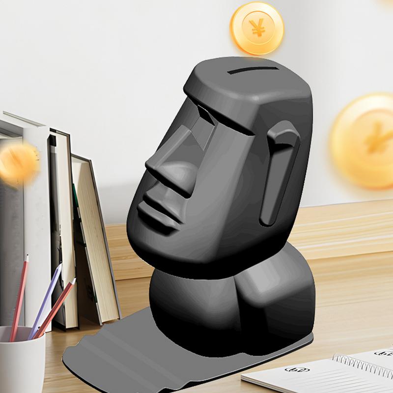 Plastic Stone Man Eyeglasses Rack Stand Creative Portrait Eyeglasses Display Rack Decorations Display Desktop Eyeglasses Rack