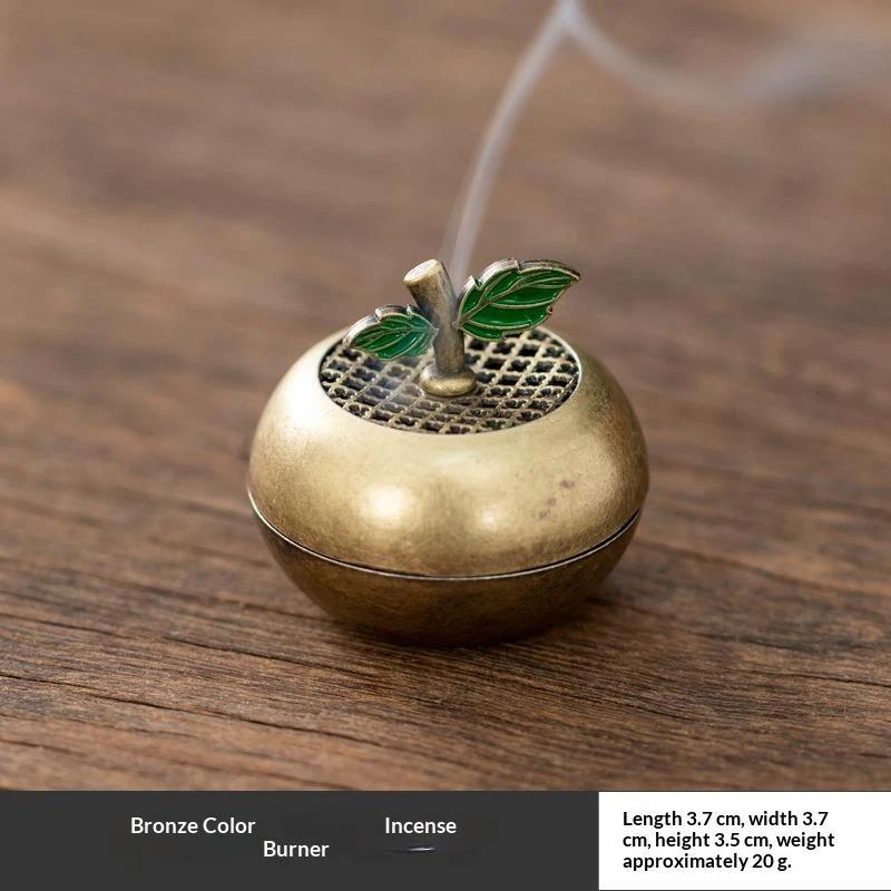 Retro Creative Aromatherapy Burner Small Incense Burner Base Home Decorative Indoor/Tea Room/Soothing Purifying