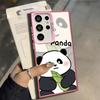Case for Samsung Galaxy S25 S25Edge S21 S20 Plus S24 FE S23 Ultra S22 S23 Note 20 Ultra Phone Cover Cute Cartoon Panda