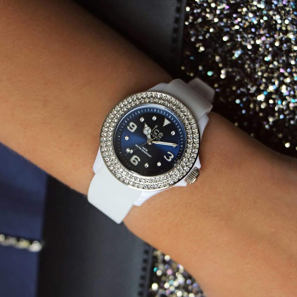 Authorized Dealer Ice Watch Watch Wristwatch 017234 Ice Star White Deep Blue Small [Ice-watch] Ladies' [ICE Star]