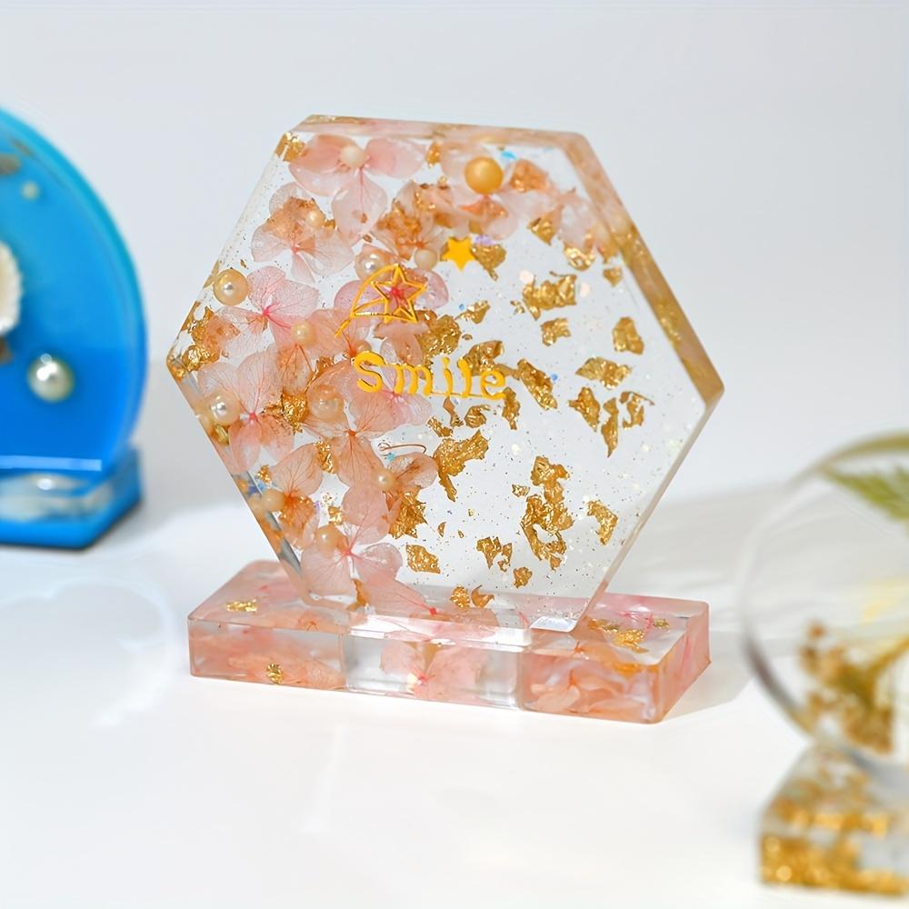 Silicone Heart-Shaped Resin Mold, DIY Craft Kit for Creating Display Plaque or Tabletop Decoration