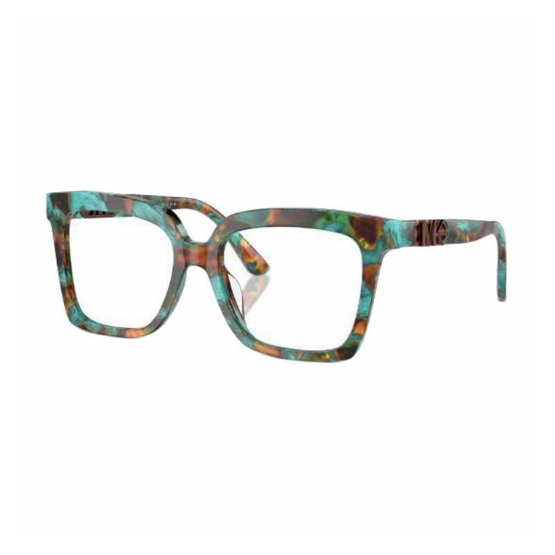 MICHAEL KORS Full rim design acetate square optical frame women s cyan