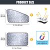 Heat Reduction Magnetic Sunshade Curtain Privacy Protection Auto Sunshade  For Taking a Nap