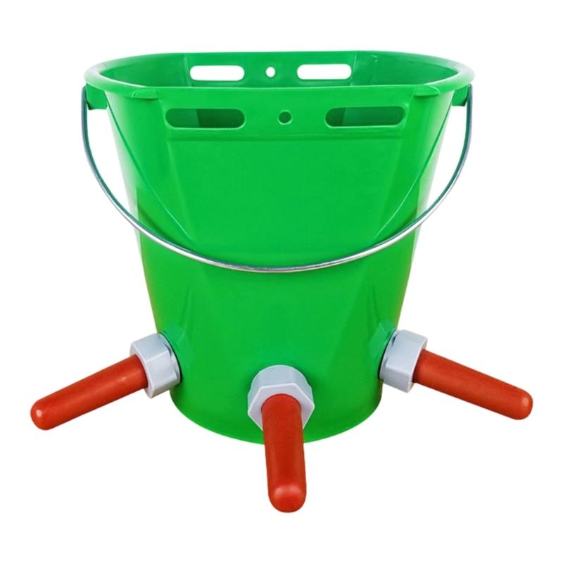 8L Large Capacity Cattle Feeding Bucket Heavy Type Plastic Cattle Milk Bucket for Easy Carrying And Cleaning