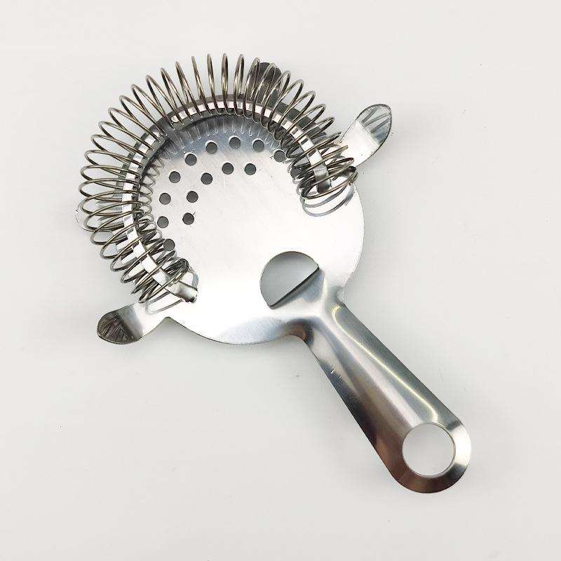 1Pcs Stainless Steel Ice Filter Cocktail Strainer Shaker Mixed Drink Wine Cup Ice Filter Bartender Professional Bar Tools