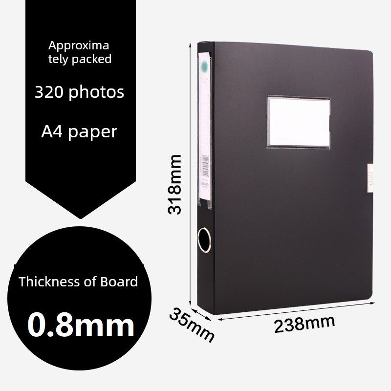 Deli Data Thickened Folder File Box